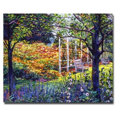 Trademark Fine Art David Lloyd Glover 'Garden for Dreaming' Canvas Art, 18x24 DLG0099-C1824GG